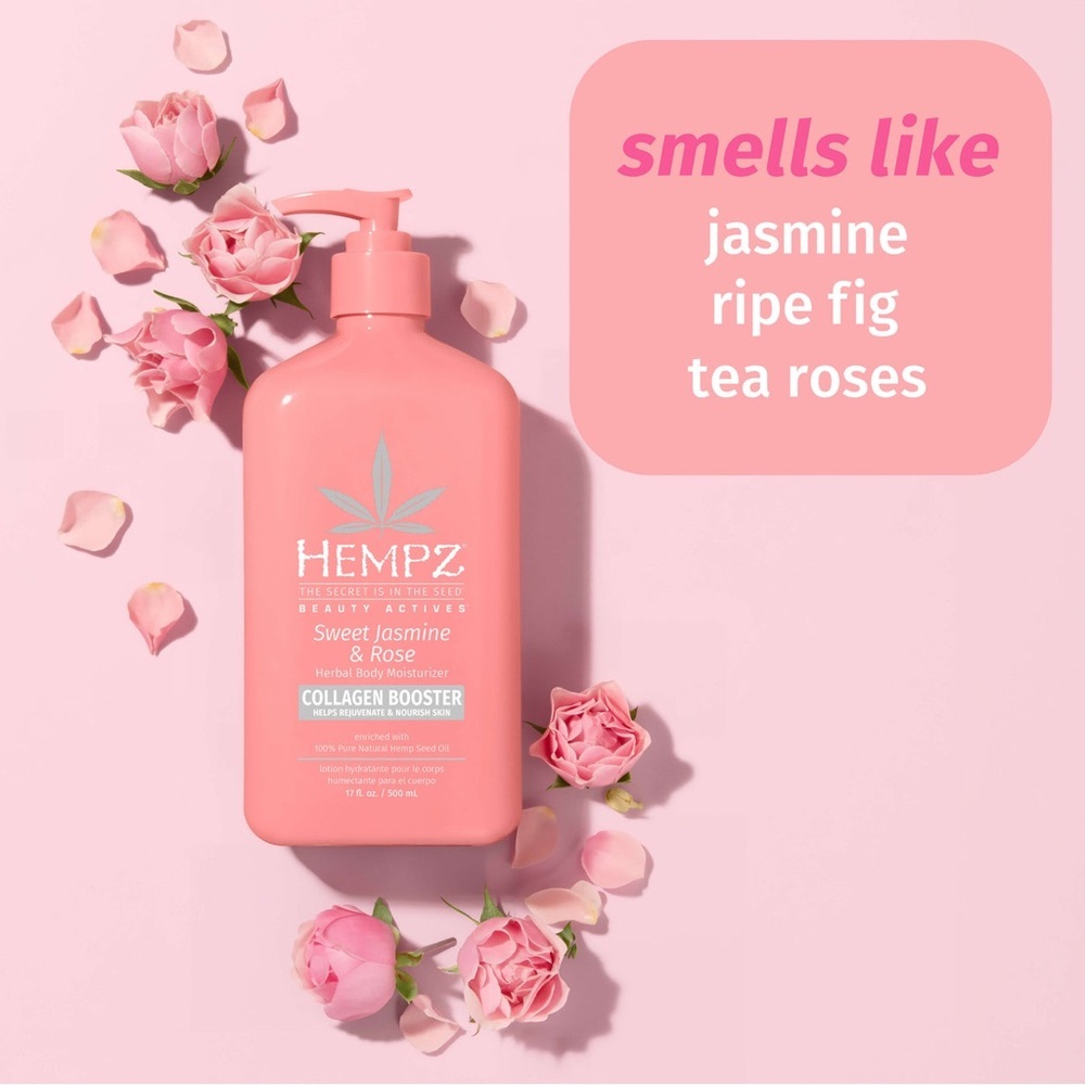Hempz Sweet Jasmine & Rose Collagen Booster Lotion